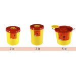 Plastic – Sharps Container Needle Disposal with Lid 2Lt – 3Lt - 5Lt
